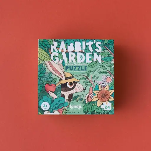 [LONPZ568U] Puzzle "Rabbit's garden" - 24 pièces