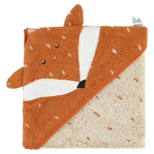 [TRI11-870] Cape de bain renard "Mr. Fox" 75x75 cm