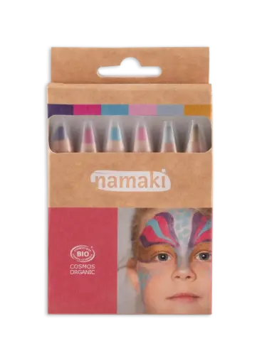 Pack de 6 crayons de maquillage bio "Mondes Enchantés"