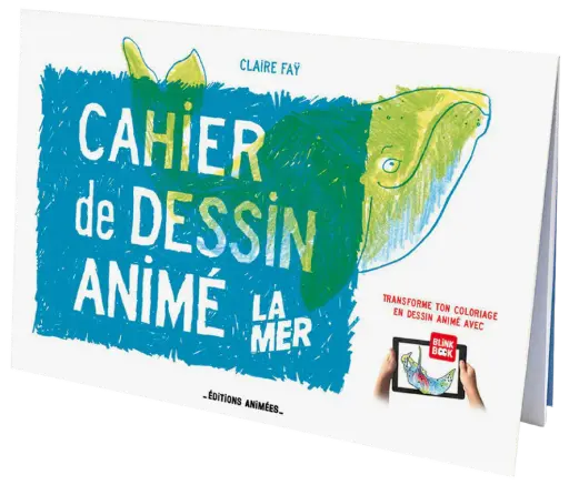 [ANILAMER] Cahier de dessin animé (BlinkBook) "La mer"