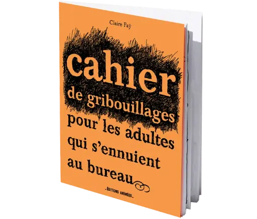 [ANIENNUIENTAUBUREAU] Cahier de gribouillage "Pour les adultes qui s'ennuient au bureau"