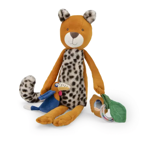 [MOU688076] Grand léopard Taïgo d'activités - La forêt Mawa