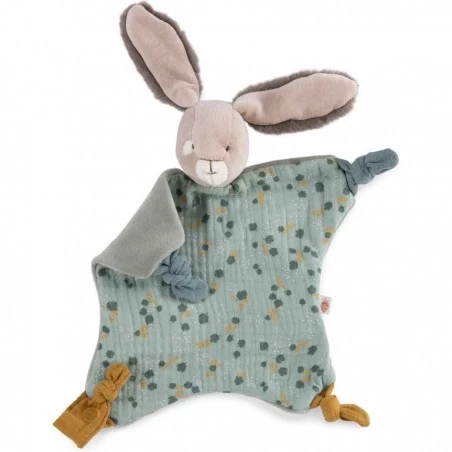 [MR678015] Doudou lapin sauge - Trois petits lapins