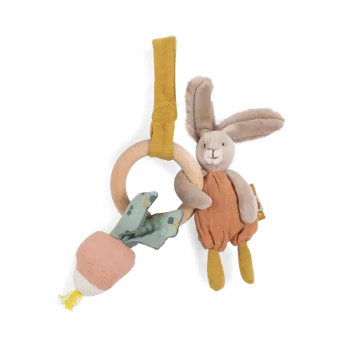 [MR678009] Hochet à suspendre - Trois petits lapins