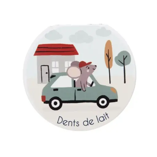 [AMA166004] Boîte à dents de lait "Voiture"