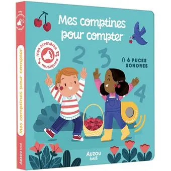 [AUZEV210046-3] Livre sonore "Mes comptines pour compter"