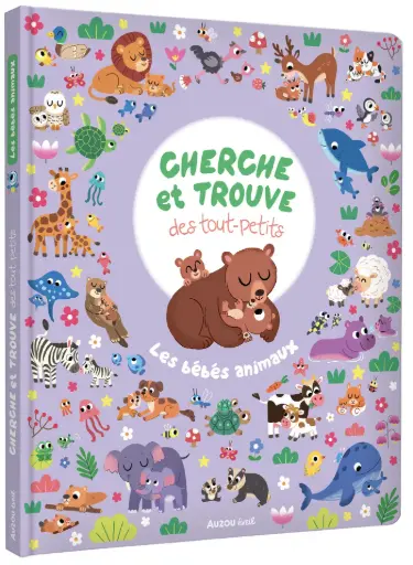 [AUZEV250001-1] Cherche et trouve des tout-petits "Les bébés animaux"