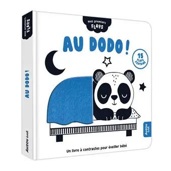 [AUZEV250006-1] Livre en noir et blanc "Au dodo !"
