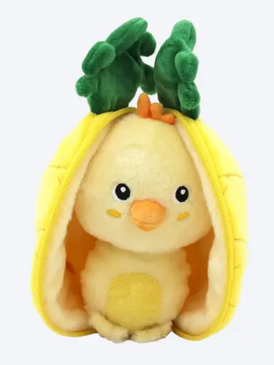[DEG80106] Peluche réversible "ananas - Nugget le poussin" 