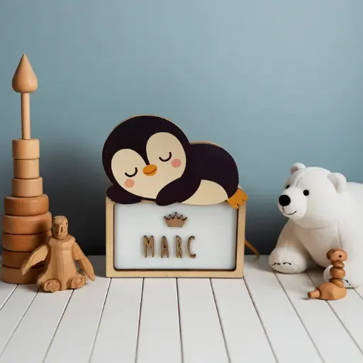 [VINLSP20] Lampe personnalisable "Penguin"