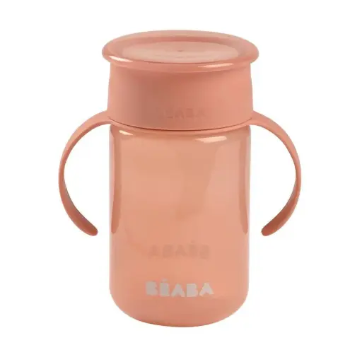 [BEA913571] Tasse d'apprentissage 360° rose