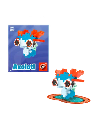 [PLU4366] Plus Plus sachet - Axolotl bleu