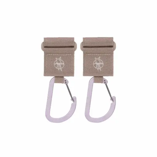 [LAS1107007301] Attaches pour poussettes avec mousqueton