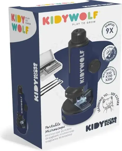 [KIDYMICROSCOPE-BU] Microscope portable bleu